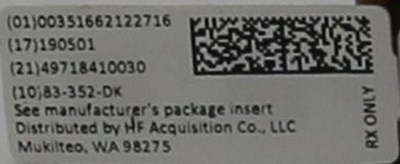 Serialized Label 51662 1227 1